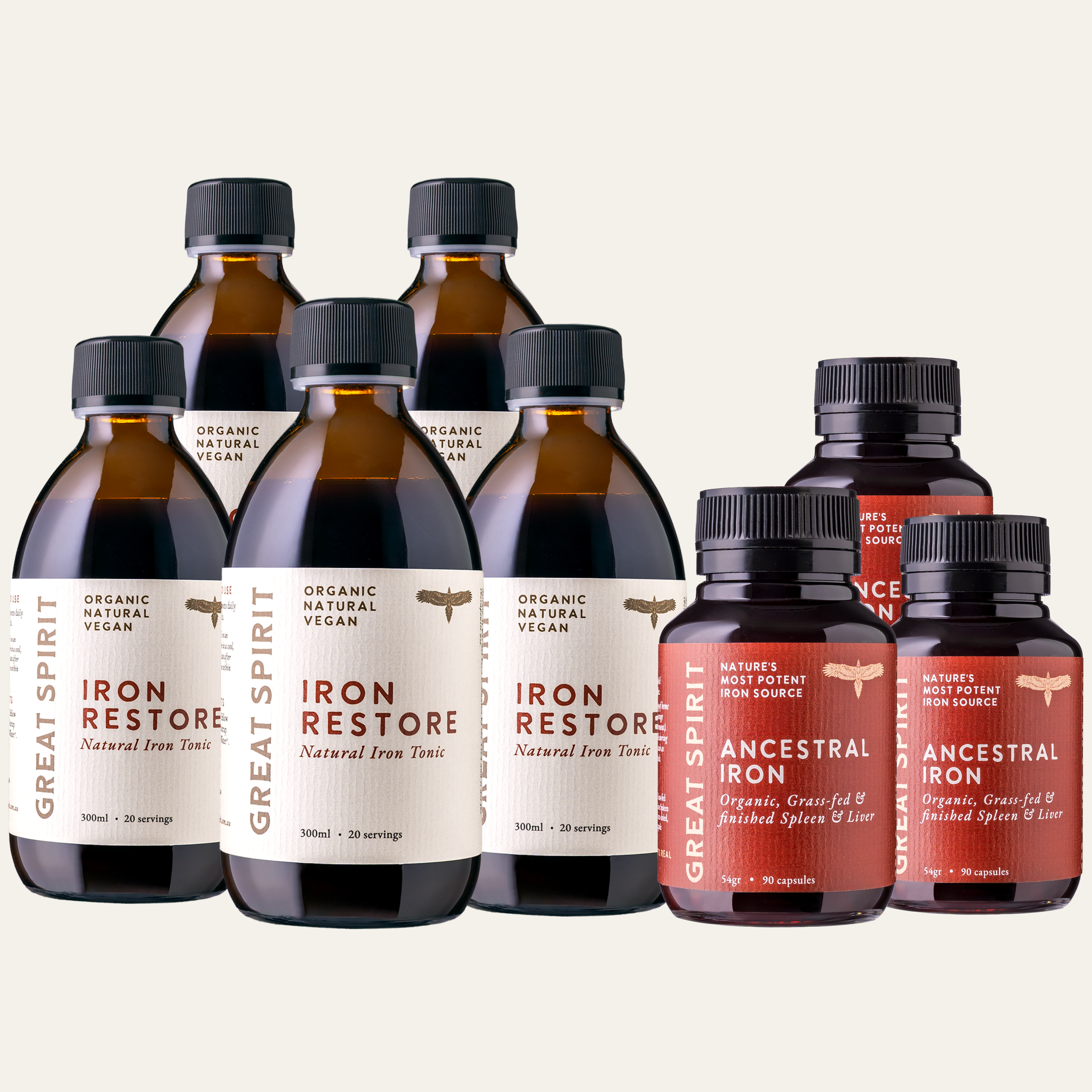 3 Month Iron Restoration Bundle (Save 20%)