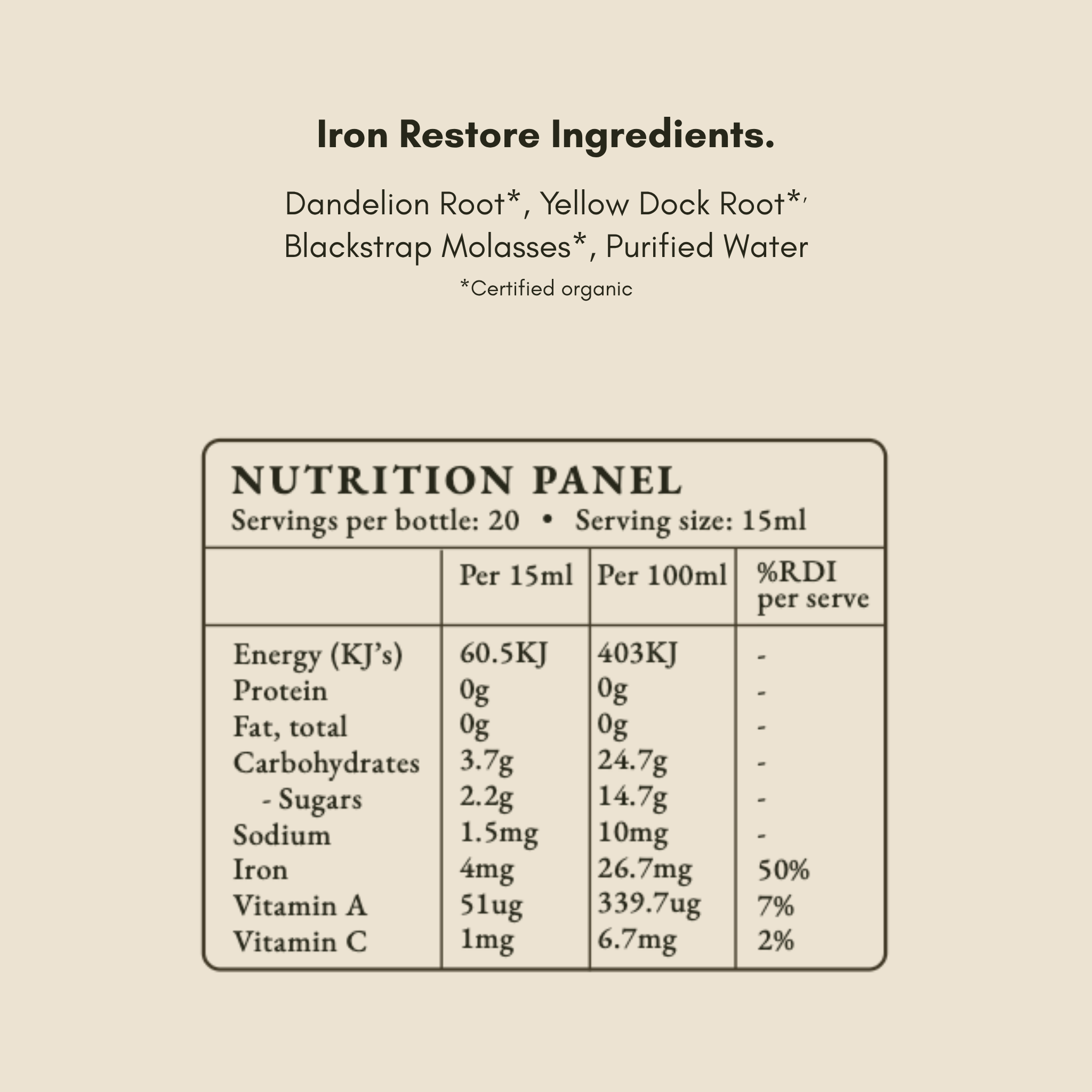 IRON RESTORE