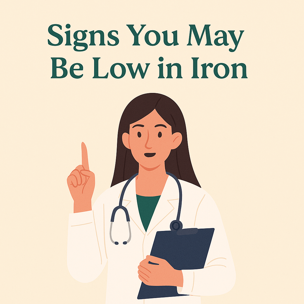 🌿 Signs You May Be Low in Iron (And What to Do About It)