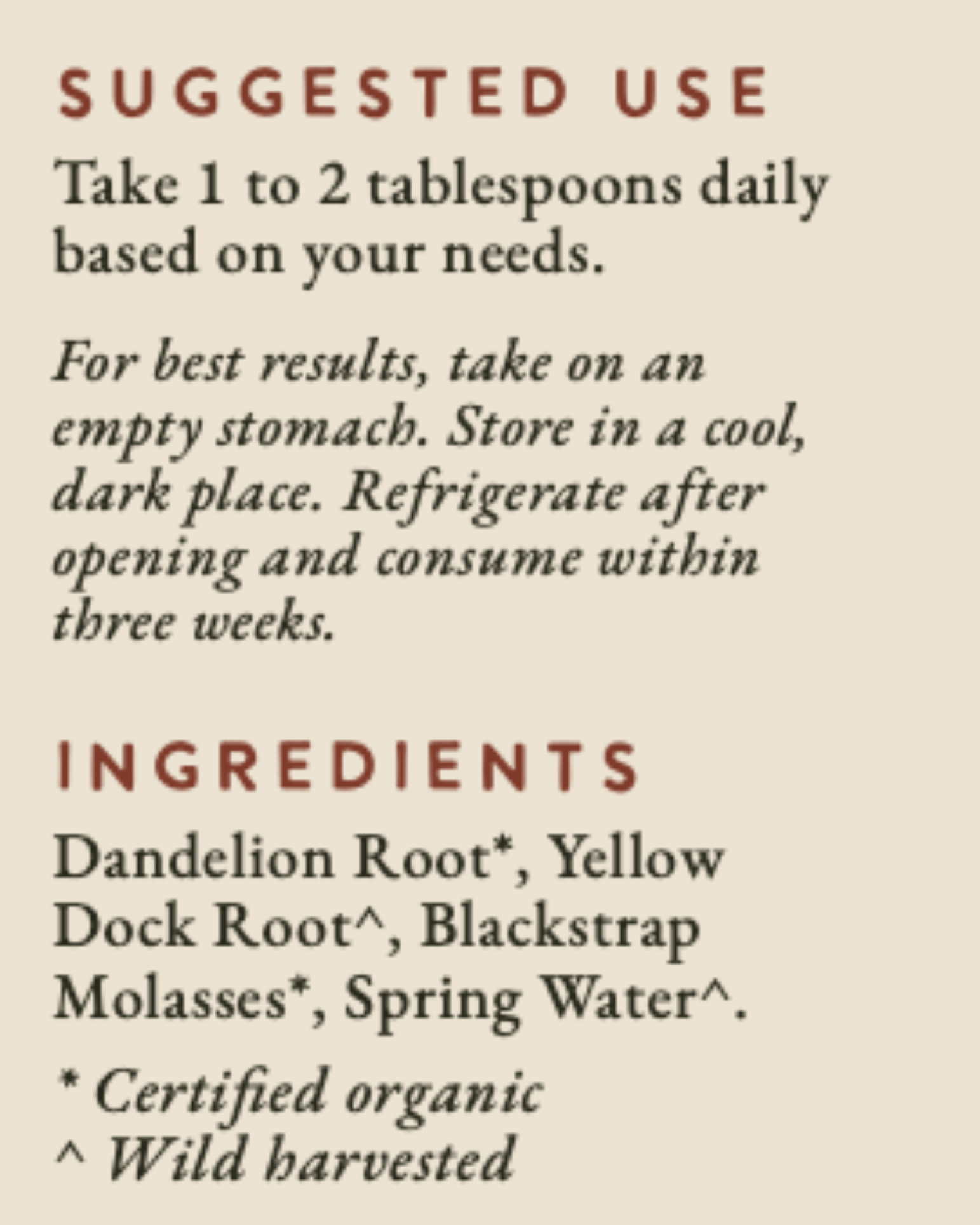 IRON RESTORE