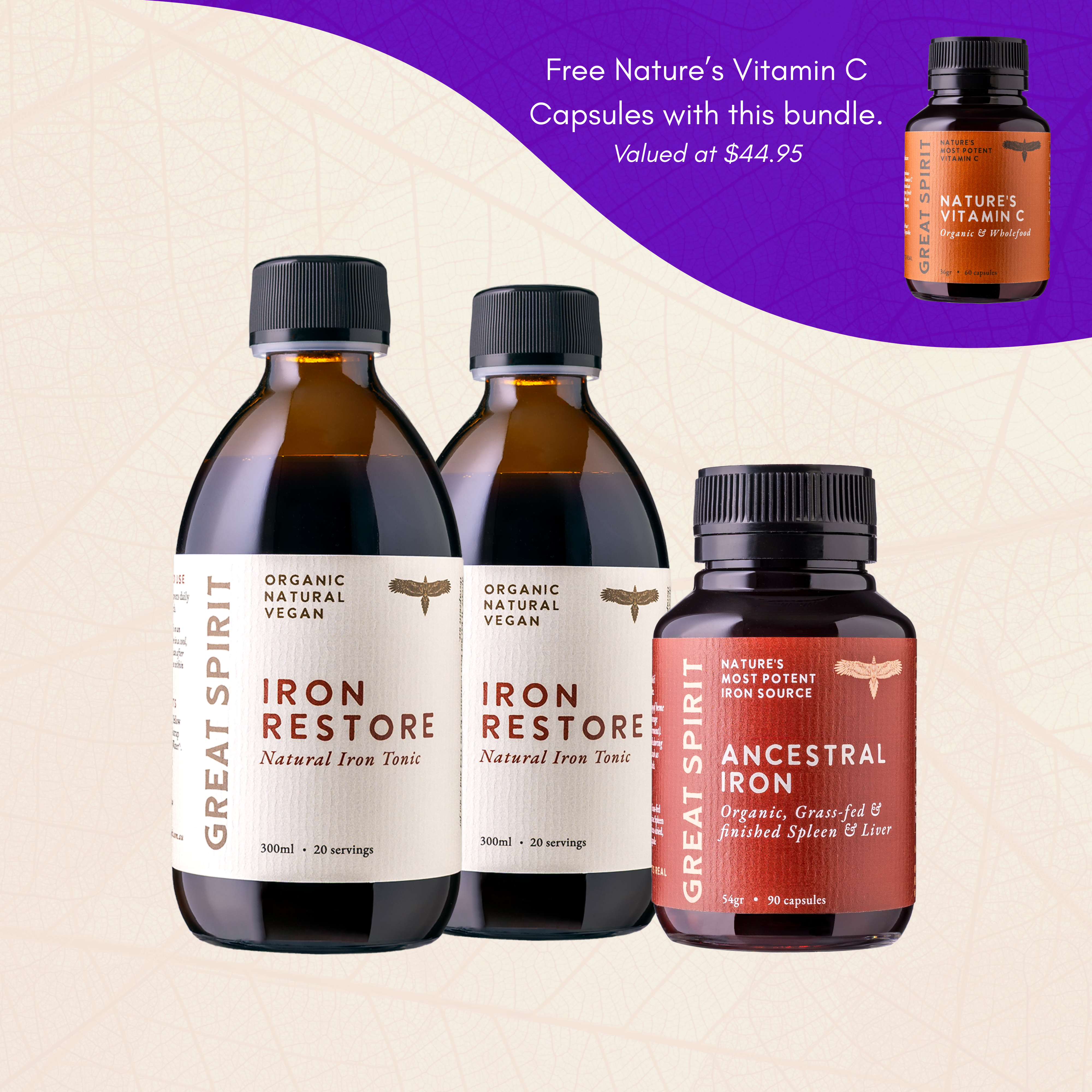 1 Month Iron Initiation Bundle (Save extra 10%)