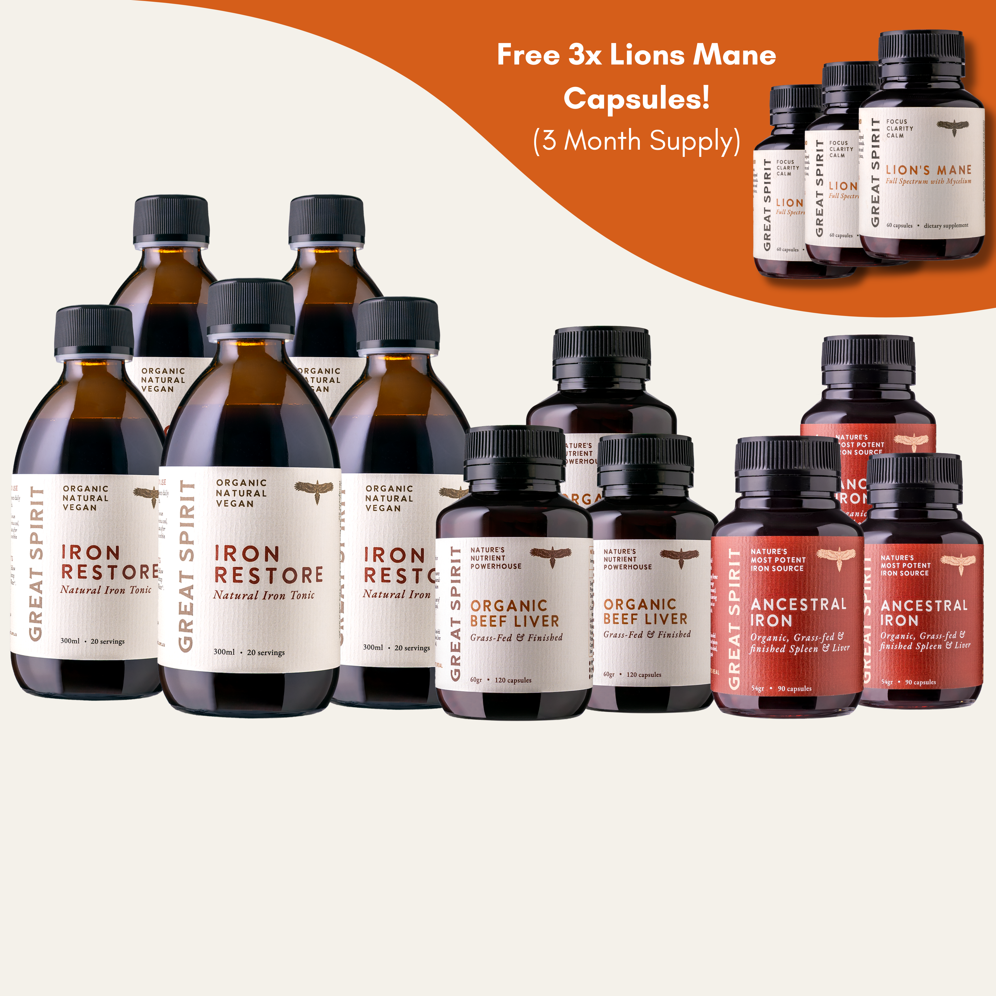 3 Month Complete Iron Bundle (save 20%)