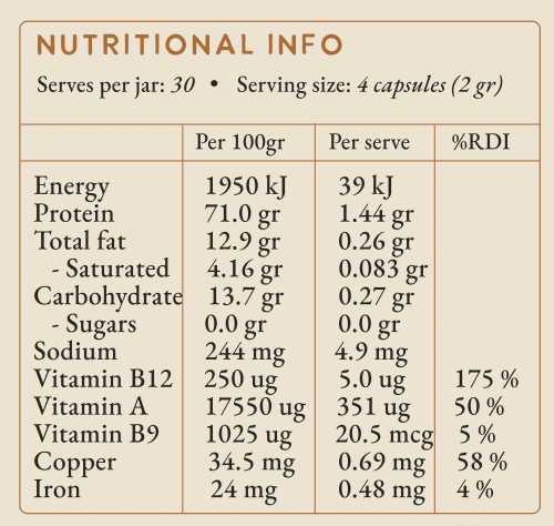 ORGANIC BEEF LIVER
